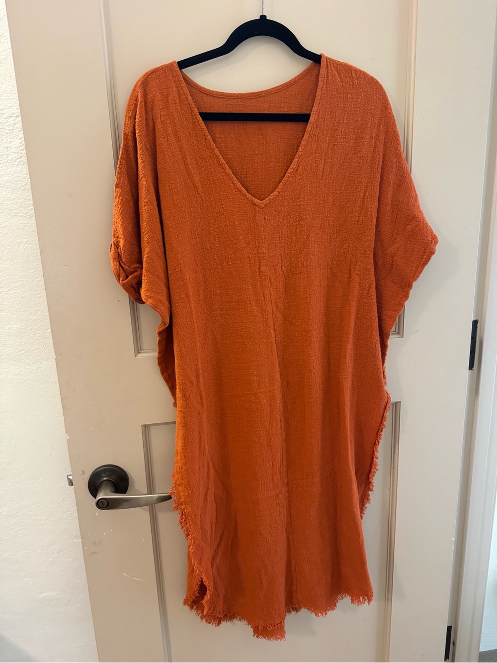 Gillia Rusty Orange Zane Kaftan